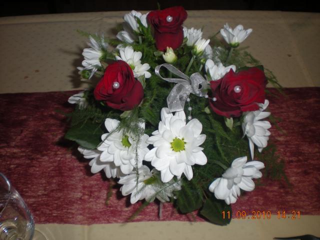 Virág dekorációk